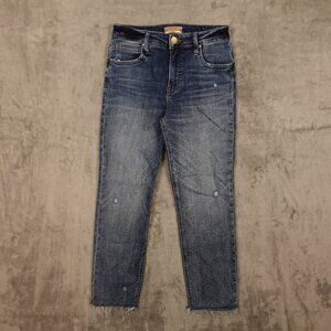Kut from the Kloth jeans Rachael Fab‎ Ab Mom Jean women's 4 blue denim